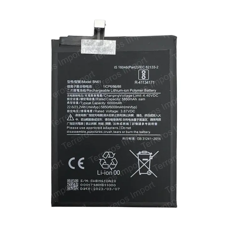 Batería Poco X3 Xiaomi BN61 - 1