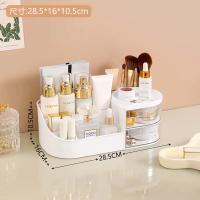 Caja De Almacenamiento Para Maquillaje Grande Organizador De Joyería Y Pinturas Para Uñas En Mueble De Escritorio - details 5