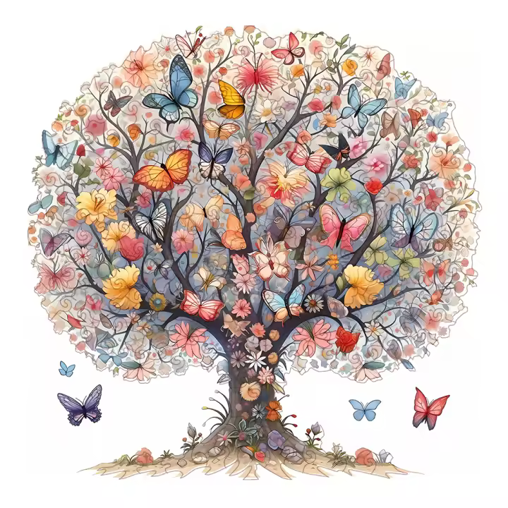 Puzzle Creativo De Vida En Un Árbol Hecho De Madera Irregular Juguetes Fragmentados Artesanía Decorativa Regalos De Navidad Y Cumpleaños Para Adolescentes Y Adultos - 1
