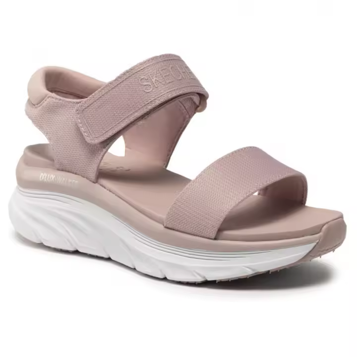 Sandalias Skechers D´Lux Walker New Block Rosa 119226-Blsh Sandal Mujer - 1