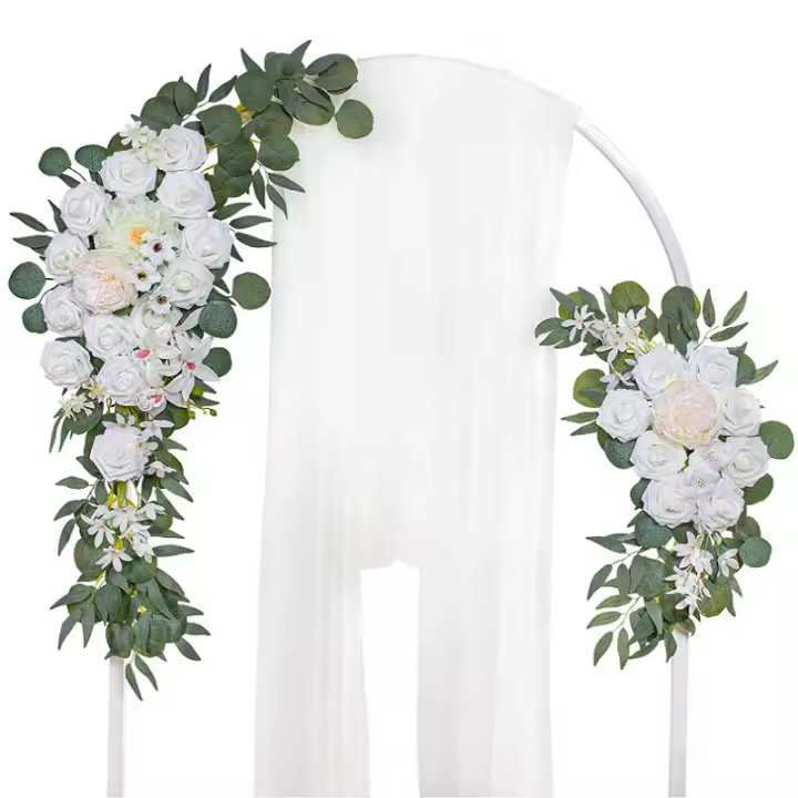 Arco De Flores Artificiales Para Boda Decoración De Puerta Bohemia Grande Colgante Para Ceremonia De Boda Navidad Decoración Floral Para Hogar - 1