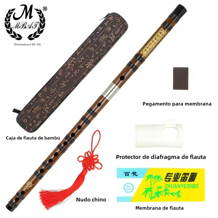 Flauta De Bambú ZD-03 Instrumento De Viento Tradicional Chino Dizi Clave C E F G Para Profesionales Y Principiantes - 1