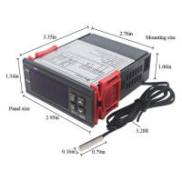 Controlador De Temperatura Digital LED STC-1000 Para Incubadora Y Refrigerador Termostato Regulador De Calor Y Frío 220V - details 2