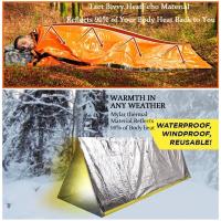 Bolsa De Sueño De Sobrevivencia Emergente Portátil Impermeable Para Camping Al Aire Libre Equipamiento De Primeros Auxilios Kit De Rescate Mylar Blanket - details 3