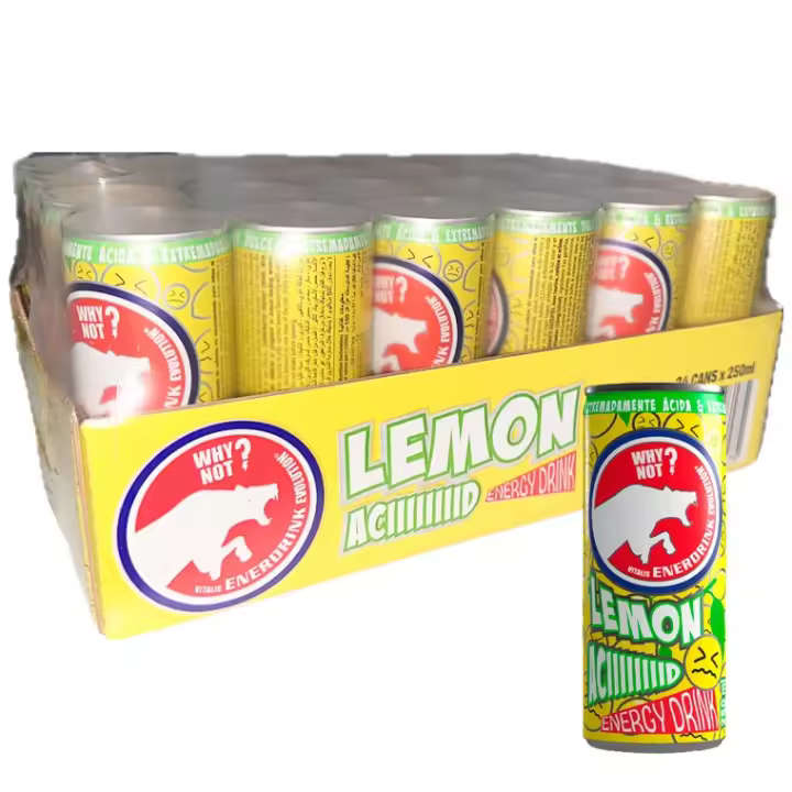 Enerdrink evolution bebida energetica Energy sabor limon acido 250ml caja 24u sabor top mezcla - 1