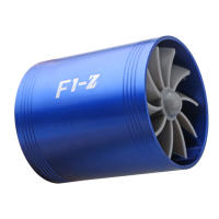 Kit De Turbo Para Coche Filtro De Aire Doble Turbina Accesorios De Combustible Ahorro De Combustible Con Tubo Y Manguera De Aluminio - details 12