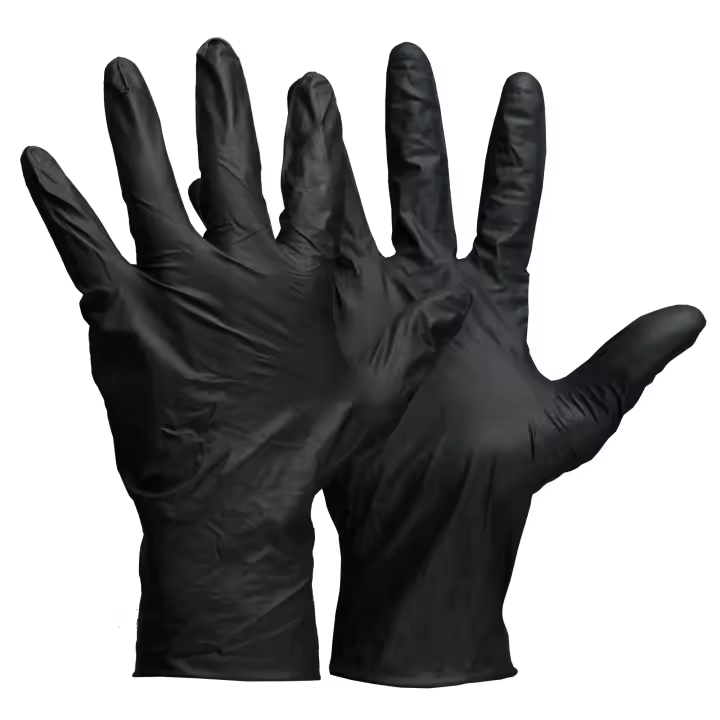 Guantes Desechables de Nitrilo Rostaing Sin Polvo - Caja de 100 Unidades - 1