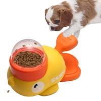 Máquina De Alimentación Interactiva Para Perros Y Gatos Pequeño Pato Amarillo Juguete Antideslizante Para Alimentar a Los Cachorros - details 2