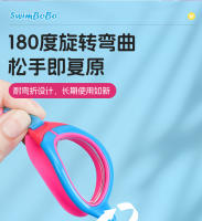 Nuevas Gafas de Natacion de silicona ajustables, antivaho, Gran angular y coloridas para niños, suministros de Natacion - details 6