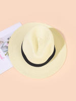 Sombrero De Paja Panamá Para Hombre Y Mujer Sombrero Británico Plegable Protección Solar Para La Playa Estación De Verano - details 2