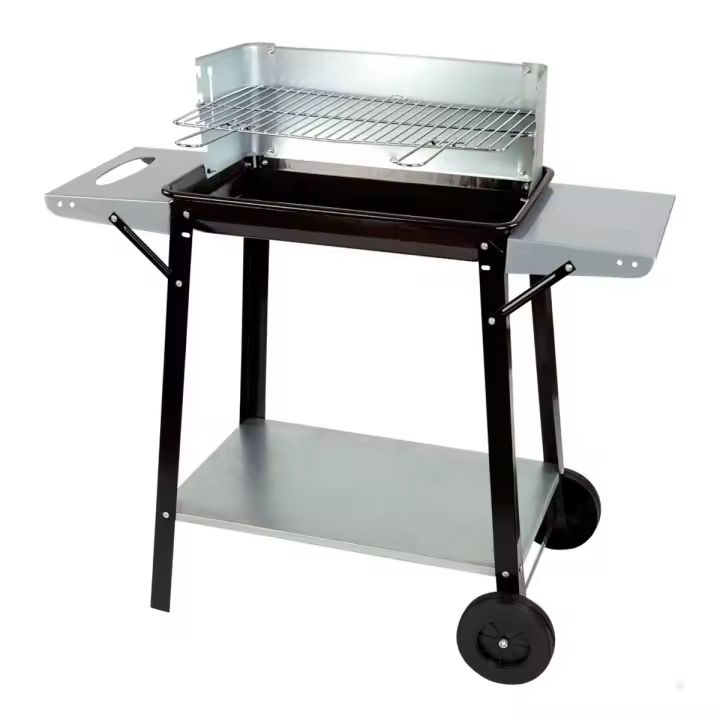 Barbacoa de carbón Aktive Barbecue 1 parrilla 4 alturas inox - 1
