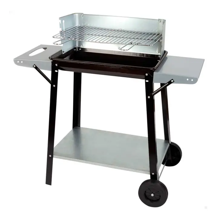 Barbacoa de carbón Aktive Barbecue 1 parrilla 4 alturas inox - 1