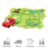 Juego De Rompecabezas Con Vagón De Ferrocarril DIY Interacción Padres-Hijos Juego Educativo Para Niños Edad Recomendada 0-12 Años Material Plástico - details 13