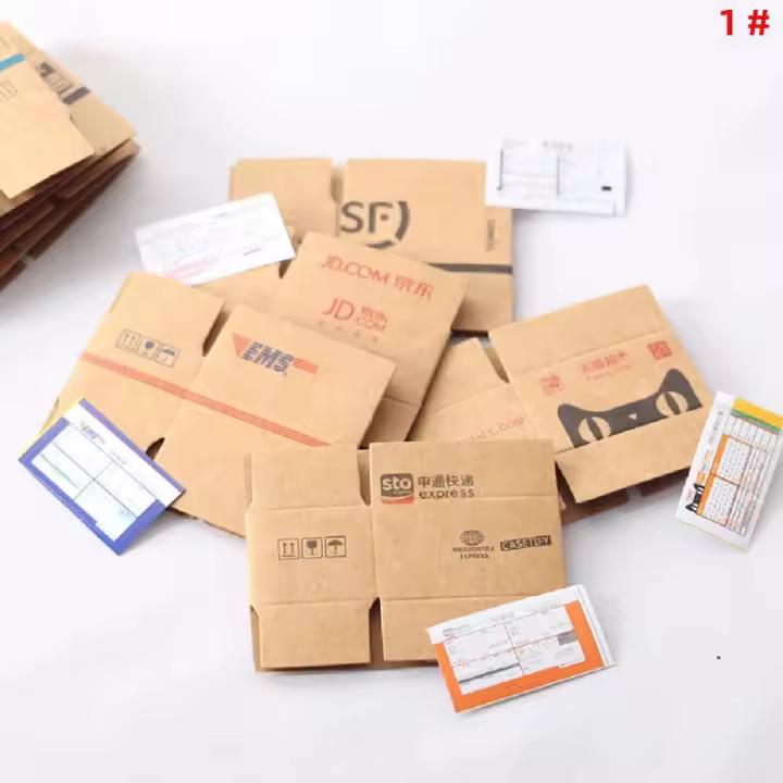 Juego De Accesorios De Muebles Para Casa De Muñecas Miniatura En Estilo Expreso De Cartón Papel Decorativo Para Juguetes - 1