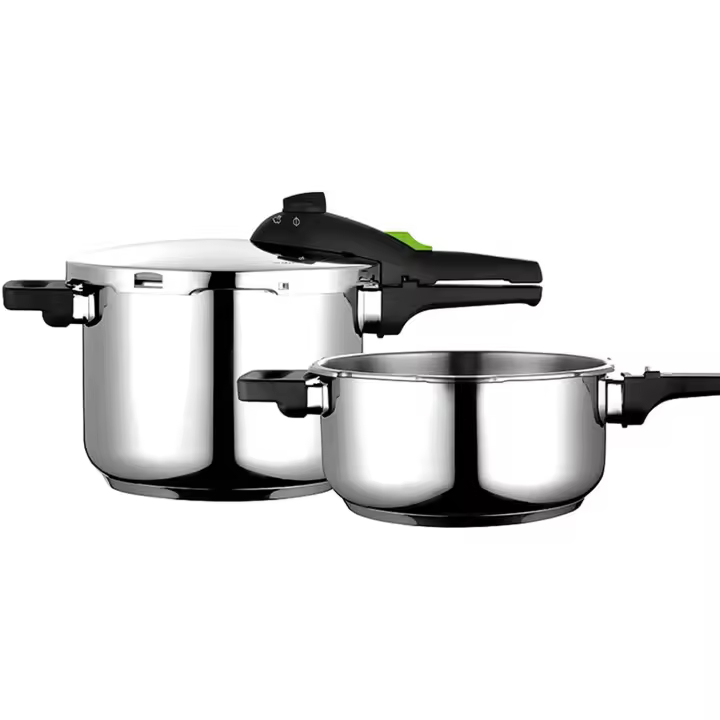 FAGOR Fagor Rapid Xpress 6/4 Olla a Presión 6 + 4 Litros, Inducción, Express Super Rápida, Acero Inox. 18/10, Todas Cocinas, , Plata - 1
