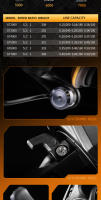 Nueva Carrete De Pesca GT Battle 3 3000-8000 Con 6+1 BB Cuerpo Metálico Completo Manija CNC Pre-Load Spinning Reel Para Oceanos Rios Lagos Y Montañas - details 7