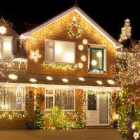 Luces De Navidad Impermeables 5M Guirnalda De Puerta a Puerta Para Exterior Decoración De Jardín Y Pasadizos Longitud Variable 0.4-0.6m - details 7