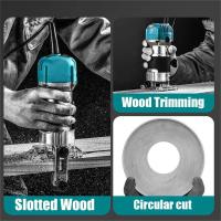 Máquina enrutadora de madera de 800W, recortadora eléctrica para carpintería, herramientas de corte de fresado de tallado de madera de 1/4 pulgadas, 30000RPM, herramientas eléctricas de carpintero - details 0