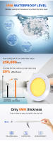 Luz Submarina RGB DC12V IP68 LED Para Piscina 18W 25W 35W Control Por App Tuya Decoración Para Fiesta En Piscina Y Fuente - details 6