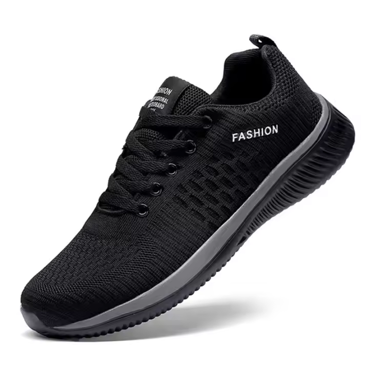 Zapatos De Correr Para Hombre Casual Transpirables Zapatillas Deportivas Ligeros Para Caminar Y Gimnasio Con Suela De Goma - 1