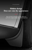 Protector De Barro Para Ruedas De Coche Para Tesla Model 3+ Highland Model Y Guardabarros Antisalpicaduras Delanteros Y Traseros Nuevos Y Mejorados - details 10