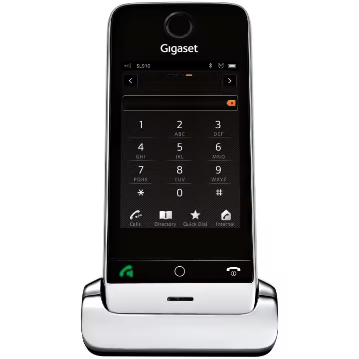 Gigaset SL910: Teléfono Inalámbrico DECT de Alta Gama con Pantalla Táctil y Diseño Elegante - 1