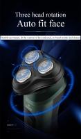 Afeitadora Eléctrica Para Hombres Impermeable Recargable Uso Seco Y Humedo Afeitadora Rotatoria Con Batería REMAX - details 1