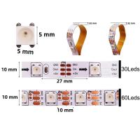 Tira De Luces LED RGB WS2812B SMD5050 30/60 LEDs/m Flexible Decorativa Inteligente Con Dirección Addressable Para Sala De Estar - details 9