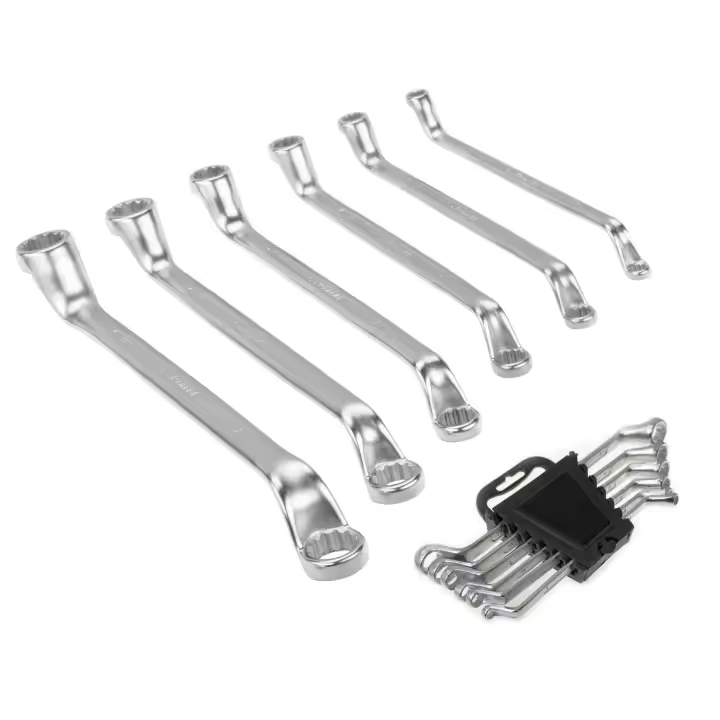 JOMAFA Juego de llaves acodadas de estrella 12 caras 6 a 17mm, 6 piezas - 5178 - 1