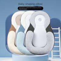 Almohada Para Bebé Recién Nacido Protección De Cabeza Seguridad Al Dormir Respirable Modeladora Antirrollo Almohada Para Niños Pequeños Antideslizante Almohadilla De Leche - details 7