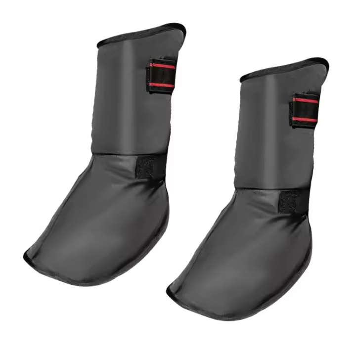 Protector De Tornillo Para Motocicleta Impermeable Y Caliente Cubierta De Pie Para Invierno Equipamiento De Viaje De Motocicleta Protección De Rodilla Con Almohadilla Aislante - 1