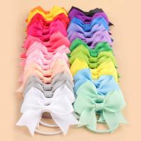 Juego De 40 Bandas Elásticas Para Niñas En Colores Sólidos Accesorios Para Cabello Infantil Diademas Decorativos De Moda Para Niñas - details 6