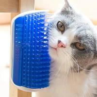 Cepillo De Gato Con Juguete Y Nepenthe Herramienta De Limpieza Y Masaje Para Gatos Azul Gris Rosa Autopeinado Y Eliminación De Pelo - details 2