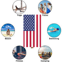 Toalla de playa con estampado de 75 x 150 cm, súper absorbente, de secado rápido, para exteriores, natación y gimnasio. - details 1