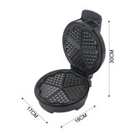 Horneador De Waffles Eléctrico Multifuncional Para Cocina Antideslizante Con Thermostatico Ajustable Y Superficie No Adhesiva Máquina De Panqueques - details 7