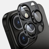 Protector De Cámara De Metal Para iPhone 15 pro Max Funda De Aleación Protectora Para Lente Con Cubierta De Vidrio Templado - details 0