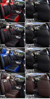 Cubierta De Asiento De Coche De Cuero Para Mitsubishi Lancer L200 Carisma Eclipse Cross Pajero 4 Sport ASX Outlander 3 XL Space Star Accesorios Universal Adecuado Para Sedán Camión Van SUV Color Negro Rojo Rosa Café Azul - details 2