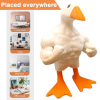 Porta Llaves De Ganso Magnético Con Estatua De Pato Musculoso Organizador De Herramientas De Mesa Juguete Divertido Regalo De Despedida Para El Hogar - details 1