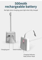 Lámpara De Noche LED RGB Para Inodoro Con Proyector De Estrellas Y Sensor De Movimiento Luz De Baño Impermeable WC Backlight - details 6