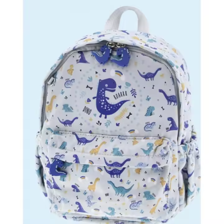 Mochila infantil de Love Stories con estampado de dinosaurio - 30x25x12: ¡Aventuras divertidas para los más pequeños! - 1
