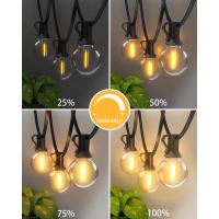 Woolmug 23M Guirnaldas Luces Exterior, Cadena de luz con 30+3 G40 Bombillas, IP44 Impermeable Dimmable Guirnalda Luminosas de Exterior y Interior para Jardín, Patio, Terraza, Pergolas, Boda Fiesta - details 3