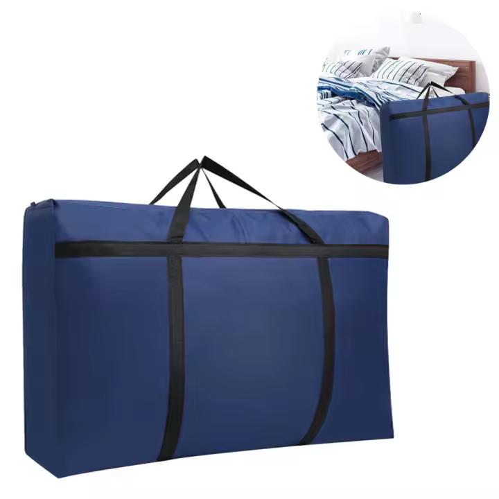 Bolsas de almacenamiento de 150L para edredones, mantas y almohadas, bolsa debajo de la cama con asa reforzada y cremallera - 1