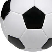 Balón De Fútbol Profesional Tamaño 5 PU Cuero Tejido Por Máquina Entrenamiento Deportes Balón De Soccer Negro Y Blanco - details 7