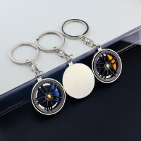 Llavero De Coche Con Eje Metálico Juguetes De Dedo Creativos Colgante De Ganchillo Calibrador Disco De Freno Regalo - details 3