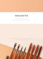 Cepillo Para Uñas Profesional De Nylon Para Diseño De Arte De Uñas Acrílicas UV Gel Puntos Manicura Herramientas De Maquillaje - details 9