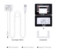 Luces LED COB USB 5V Para Espejo De Maquillaje Y Mesa De Vestir Sensor Táctil Dimmer Iluminación Trasera Para Baño Y Dormitorio - details 2