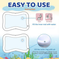 Alfombra De Juego Para Bebés Inflable De PVC Con Juguete Educativo Para Niños Actividad De Desarrollo Infantil Tiempo De Panza Abajo - details 3