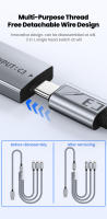 Cable De Datos De Carga Super Rápida 100W 3-en-1 Desmontable Libremente Para iPhone Huawei Xiaomi Con Conectores USB a Lightning Y Tipo C - details 1