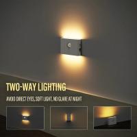 Lámpara De Sución Magnética Inteligente LED Recargable Luz Nocturna Para Pasillo Escalera Dormitorio Sensor De Movimiento Humano - details 16