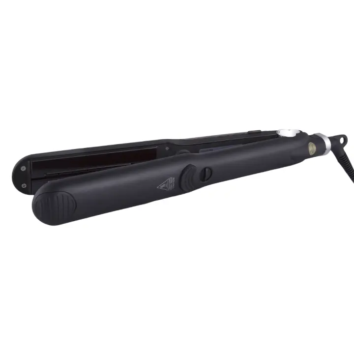 Plancha de vapor profesional LED cerámica Vapor plancha eléctrica peluquería Styg herramientas - 1